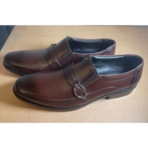 English Boot House Ltd Karachi Slip on Leather Shoes Brown Loafer Sz US 9 EU 42